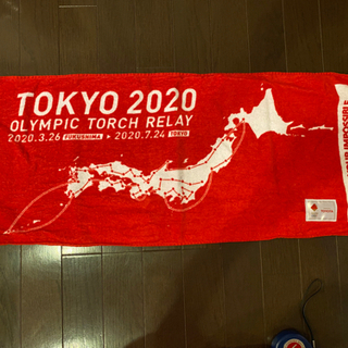 【交渉中】東京オリンピック聖火リレー応援グッズ　タオル