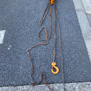 手動チェーンブロック 1t/1000kg KITO CORP キトーM3 揚程2.5m