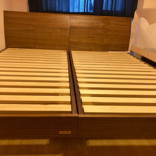 ベッドフレーム(シングル×2) フランスベッド