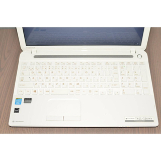 ✦ホワイト色✦TOSHIBA✦オフィス✦WEBカメラ✦Win10✦大容量500G ノートパソコン カメラ付き