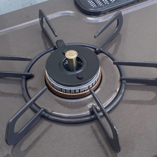 美品！パロマ プロパン用 ガスコンロ◇ブラウン系◇2019年製◇IC-S807BHA-R◇右強火 LPガス