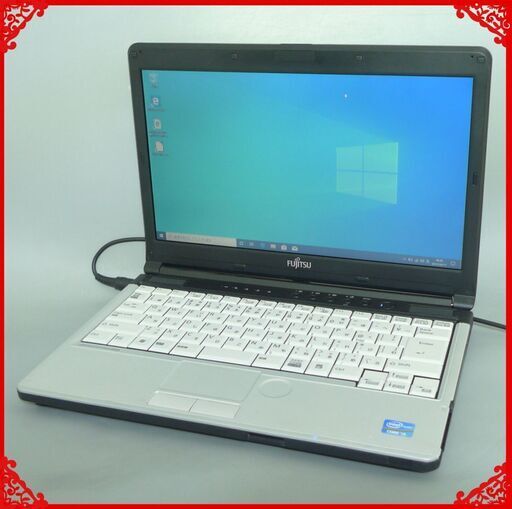 即使用可能 日本製 ノートパソコン 中古美品 13型ワイド FUJITSU 富士通 S761/D Core i5 4GB 500G DVDマルチ 無線 Windows10 Office