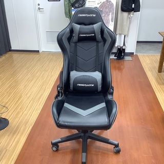 ゲーミングチェアMESERACING ブラック×グレーのご紹介！トレジャー