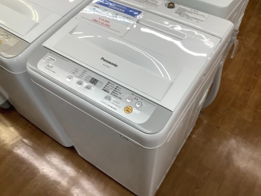 【単身用洗濯機展示中】全自動洗濯機 Panasonic 5.0kg 2017年製入荷しました