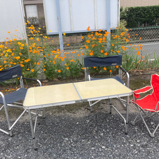 【ネット決済】コールマン　キャンプ用　イスとテーブル
