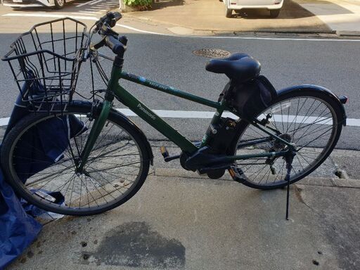 ※値下げ【Panasonic】BE-ELVS772-G グリーン ベロスター [電動アシスト自転車(700C・外装7段変速) 電動自動車 クロスバイク
