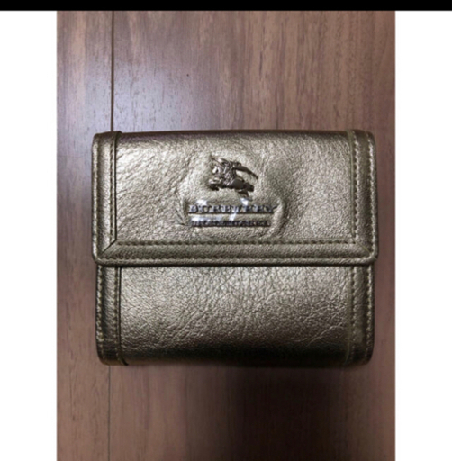 【新品未使用】元値¥22050 バーバリーブルーレーベル　ゴールド　財布