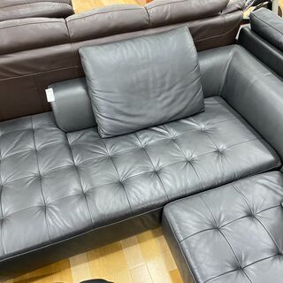 IDC　コーナーソファ　レザー【トレファク岸和田店】