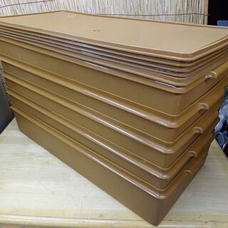 タッパーウェア ロングスーパーケース 38L 5個セット ブラウン 収納