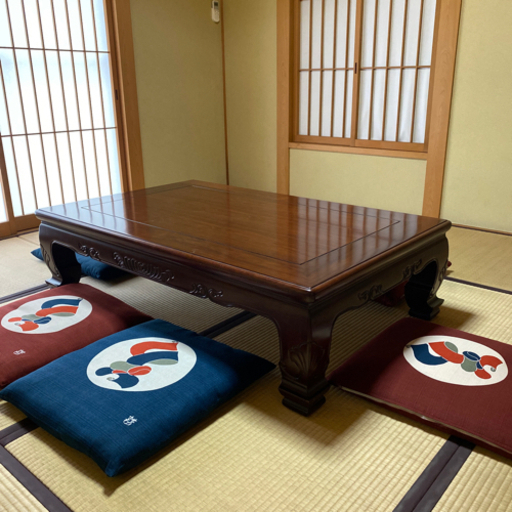 カリモク　座敷机　【お引き取り予定決定済み】