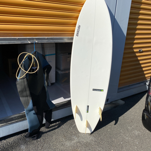 厚木市内手渡し限定 Three Wether スリーウェザー surfboard 6’4 20 1/8 3 サーフボード リーシュコードとウェットスーツのおまけ付き