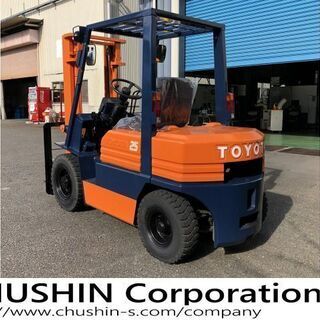 トヨタ　2.5トン　2.5t 　ガソリンエンジンフォークリフト　2500kg　3ｍ　5FGL25　CF19039