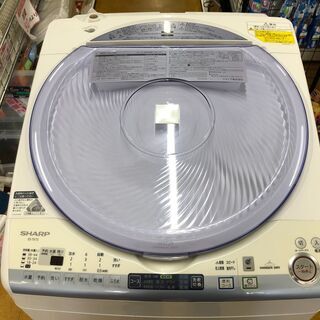 SHARP 7㎏ 穴なし槽で黒カビを抑えて清潔、しかも節水・スピーディ洗濯