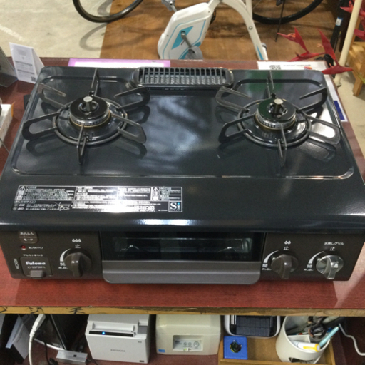 ガスコンロ パロマ IC-N37BM-L 2015年製 プロパンガス
