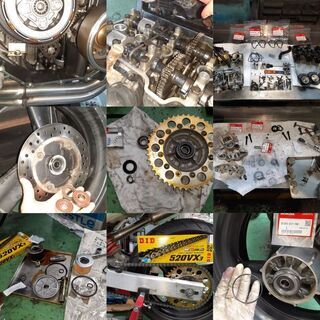 ホンダ ホーネット250 各消耗品交換、各部オーバーホール　純正部品多数交換　動画あり