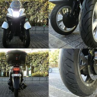 ☆普通免許仕様トリシティ125ワイドトレッド 低走行「7,543km」LED USB