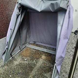 美品　簡易バイク車庫、バイクバーンスタンダード