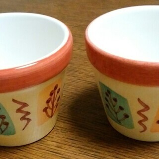 【無事受け渡し完了】陶器カップ　２個