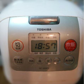 TOSHIBA 炊飯器　RC-10MFD(W)