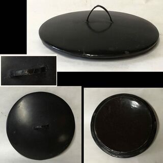 e968 越前焼 小壺 漆蓋 水指 古美術 骨董品 茶道具