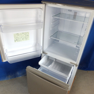 冷蔵庫 冷蔵冷凍庫 シャープ 送料無料 SJ-C14C-N 137L 中古/LB-SJC14CW