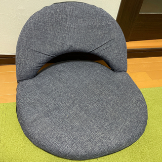 ニトリ　座椅子(紺色)