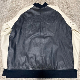 Supreme ARC LOGO LEATHER VARSITY JACKET 2004 AW お値下げ可