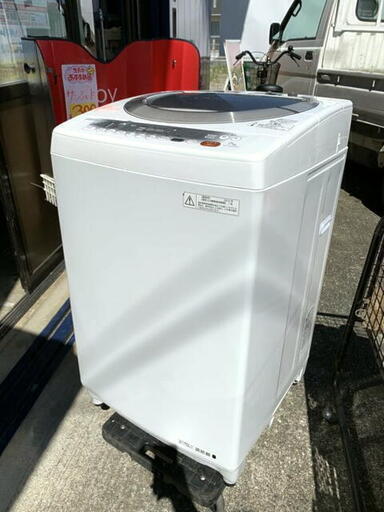 岐阜六条店直接引取歓迎　TOSHIBA　AW-70DLE9　洗濯機　7ｋｇ　2013年　生活　ホワイト　簡単操作　ドライ　予約洗い　つけおき