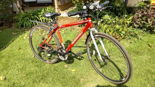 自転車　SHIMANO18段変速　ロードバイク　アルミフレーム