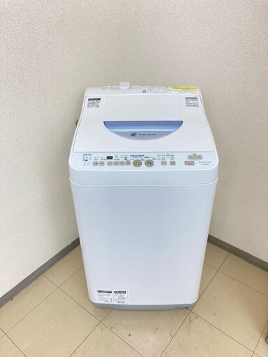 【美品】【地域限定送料無料】洗濯乾燥機 SHARP 5.5/ 3.0kg 2015年製  BSA092204