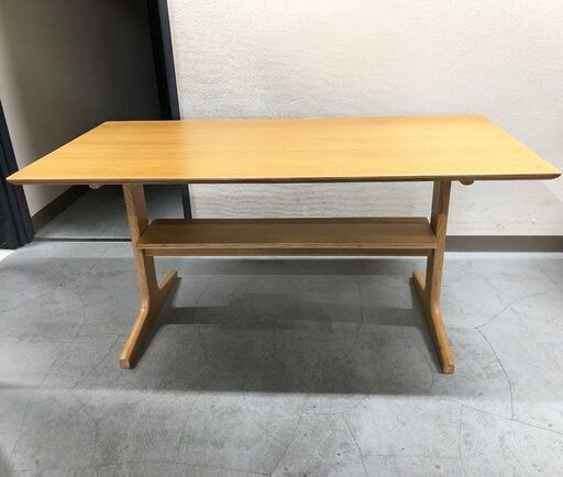 無印良品 リビングテーブル ダイニングテーブル 130㎝ オーク材 シンプルデザイン 天然木 82598421