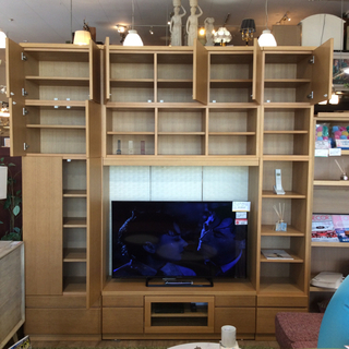 値下しました！ 中古品 加藤木工 大型 リビングボード