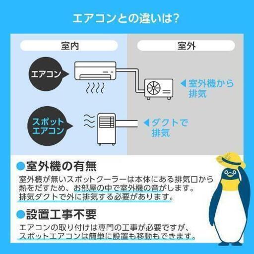 スポットエアコン　８畳用