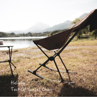 ヘリノックスサンセットチェア黒中古品5回キャンプで使用 ヘリノックスサンセットチェア黒中古品5回キャンプで使用