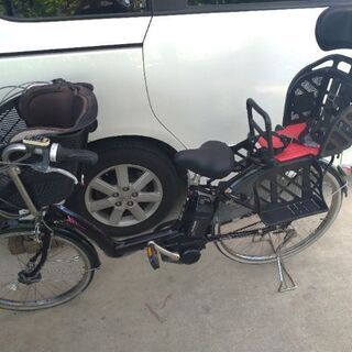 電動自転車 ブリジストン アンジェリーノ 3段ギア LEDライト むらさき