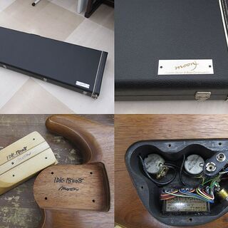 MOON ムーン 5弦ベース アクティブ MBC5-230B(NTBT) 90年代デタッチャブル(ボルトオン)仕様 ハードケース付き USED