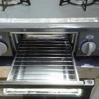 リンナイ CHM33DGL 都市ガスコンロ グリル付きガステーブル 2017年製【リサイクルショップBIG8】配達無料