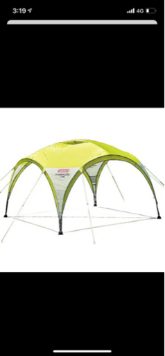 激安価格の コールマン ライムグリーン パーティーシェード/360 テントタープ テント/タープ