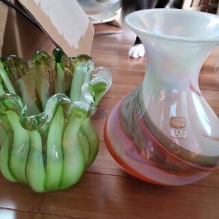 手作りガラス花瓶