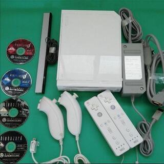 【ネット決済】【売ります　送料込】wii 本体　ソフトセット