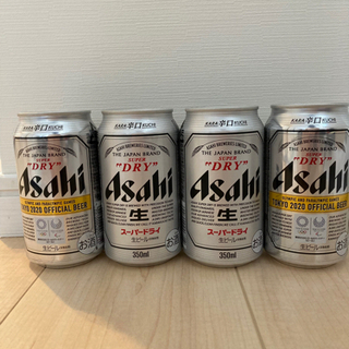缶ビール　４本【400円】【新品】350ml アサヒ