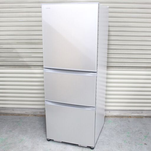 T772) 東芝 3ドア 330L 2018年製 幅60 GR-M33S ベジータ TOSHIBA VEGETA ノンフロン冷凍冷蔵庫 冷蔵庫 家電 キッチン