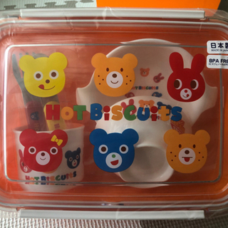 離乳食食器セット　MIKIHOUSE hot biscuits