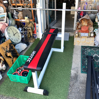 ☆iROTEC/ベンチプレス/トレーニング/オモリ付/熊谷☆