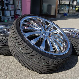 ☆自社分割払い対応☆ﾊｲﾍﾟﾘｵﾝ・ｸﾛｰﾑ20ｲﾝﾁ！ﾀｲﾔ新品！ｸﾗｳﾝなどに