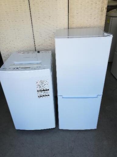美品セット【23区送料・設置無料】⭐東芝洗濯機4.5kg＋ニトリ冷蔵庫106L⭐急ぎも対応可能⭐JWH05