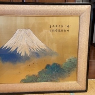 富士山の絵画