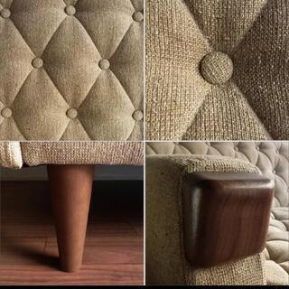 プリーツプリーズpleatspleaseカーディガン黒-引き取り限定　値下げしてます　レトロモダンソファー　3人掛け