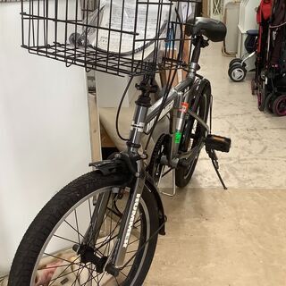ジック HUMMER 折り畳み自転車 20インチ 変速あり カギ付 ブラック【ユーズドユーズ名古屋天白店】 J1093