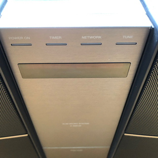 スマホセット再生　CDミニコンポ